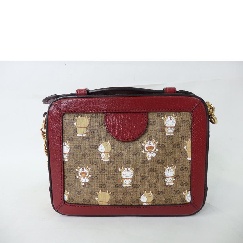 GUCCI グッチ/ミニGGスプリームチェーンショルダー/ドラえもん/655596//486***/Aランク/84
