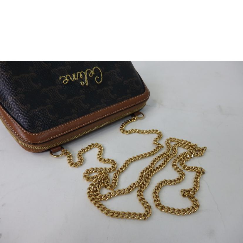 CELINE セリーヌ/トリオンフ/チェーンショルダー//SAランク/84