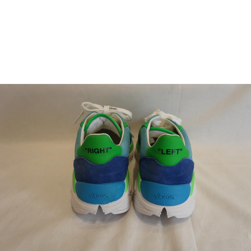 OFF-WHITE オフホワイト/JOGGERスニーカー/ライトブルー//SAランク/92