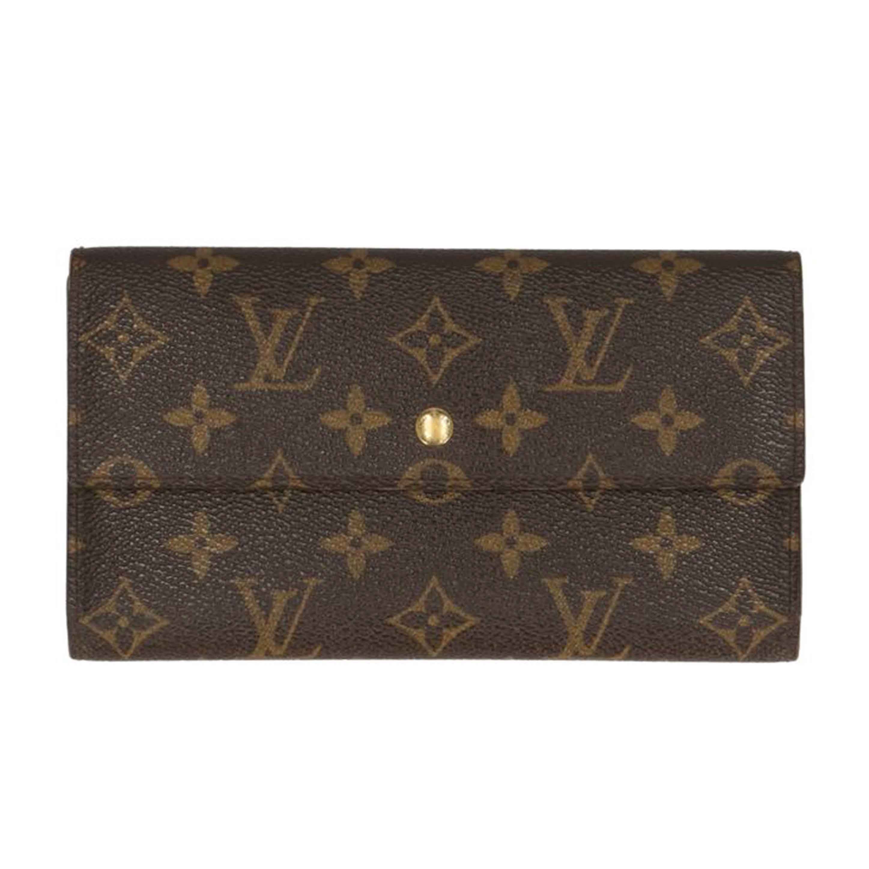 LV ルイヴィトン/ポルトトレゾール.インターナショナル/モノグラム/M61215//TH0***/ABランク/75