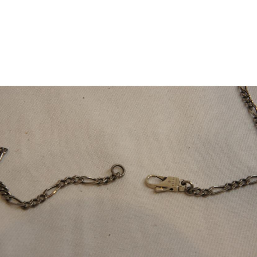 GUCCI グッチ/GGプレートビーネックレス//☆1313AR/ABランク/92