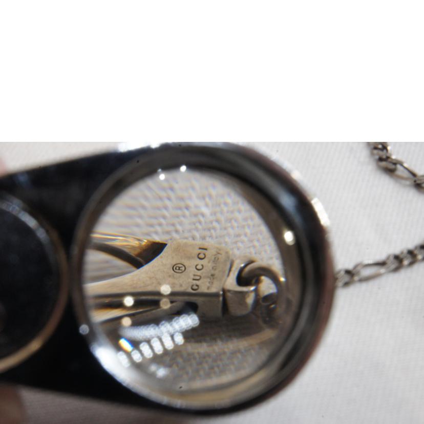 GUCCI グッチ/GGプレートビーネックレス//☆1313AR/ABランク/92