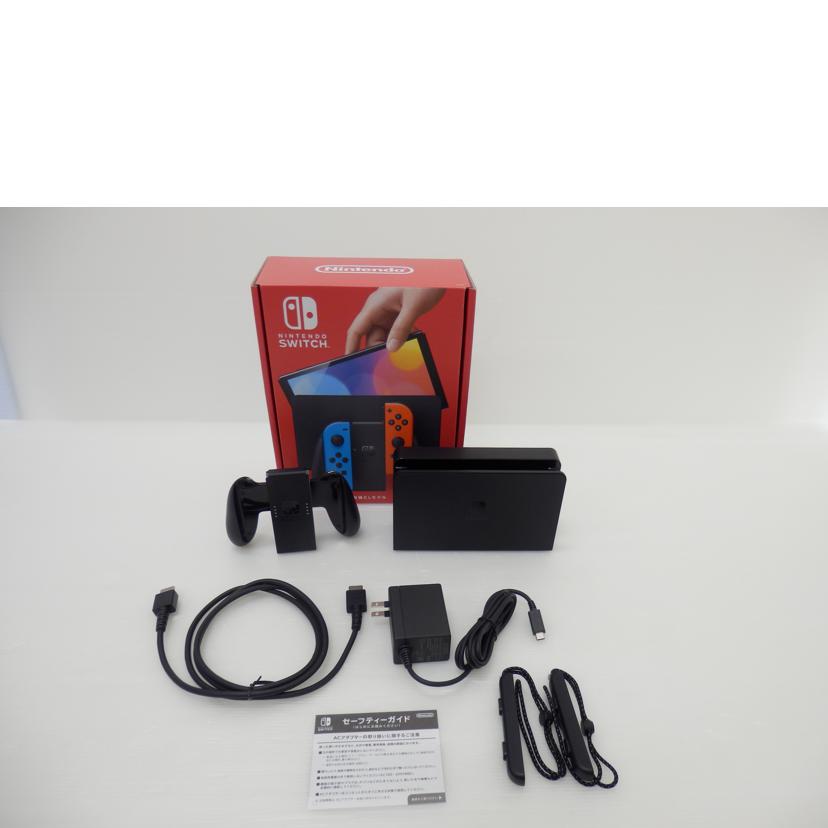 任天堂 任天堂/有機スイッチ本体ネオンブルー/レッド/HEG-S-KABAA//XTJ10728349190/ABランク/88