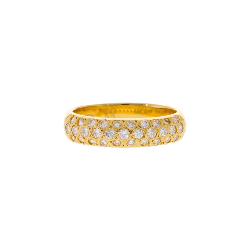 / K18ダイヤリング0.58ct//Aランク/75