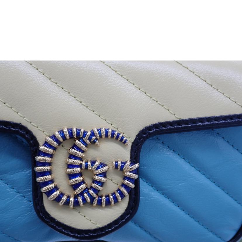 GUCCI/GGマ-モントミニバック/オンライン限定/バタ-&ブル-/574969//2091/Sランク/62