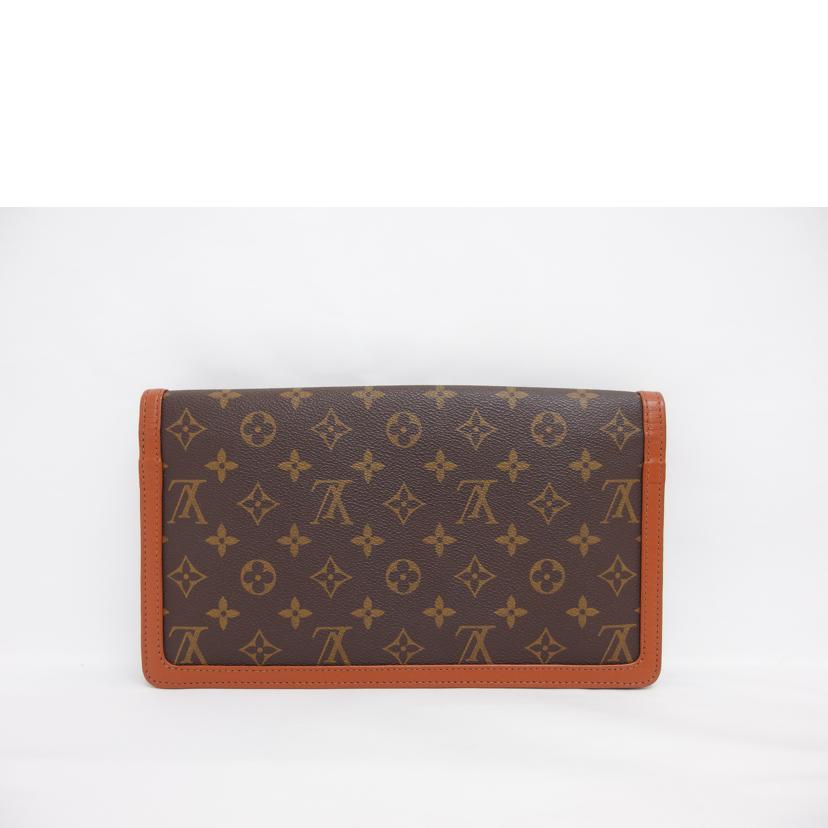 LV ルイ・ヴィトン セカンドバッグ クラッチバッグ ブラウン/ポシェットダムGM/モノグラム/M51810 //884**/ABランク/04