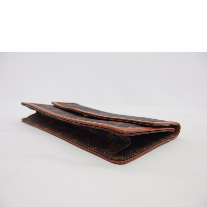 LV ルイ・ヴィトン セカンドバッグ クラッチバッグ ブラウン/ポシェットダムGM/モノグラム/M51810 //884**/ABランク/04