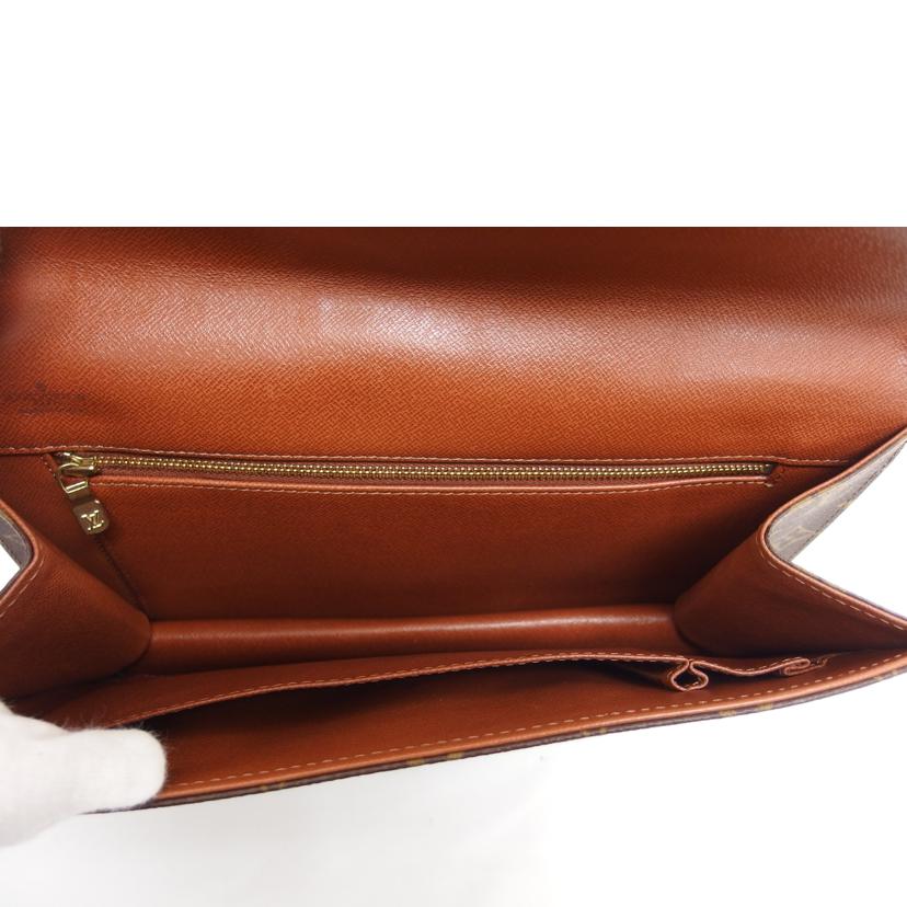 LV ルイ・ヴィトン セカンドバッグ クラッチバッグ ブラウン/ポシェットダムGM/モノグラム/M51810 //884**/ABランク/04