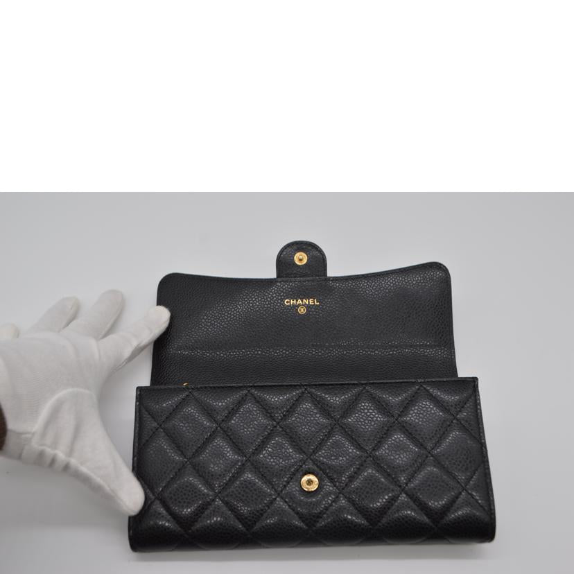 CHANEL シャネル/マトラッセソフトキャビアスキンレザー長財布/A80758//247*****/ABランク/89
