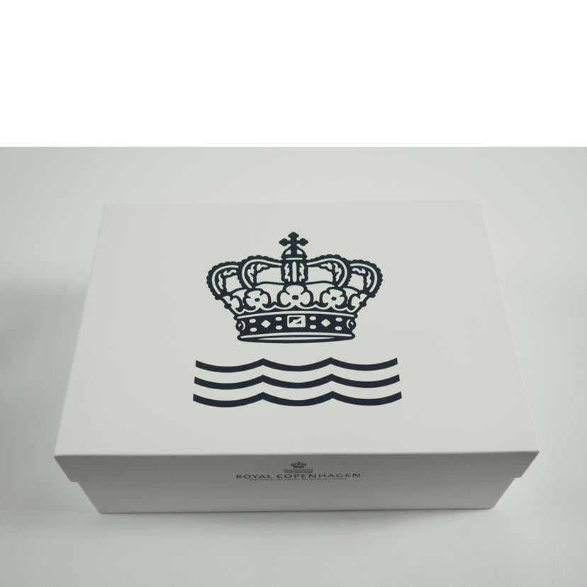 ROYAL COPENHAGEN ロイヤルコペンハーゲン/ブルーフルーテッド カップ&ソーサー2客/スクエアプレート1枚セット//SAランク/79