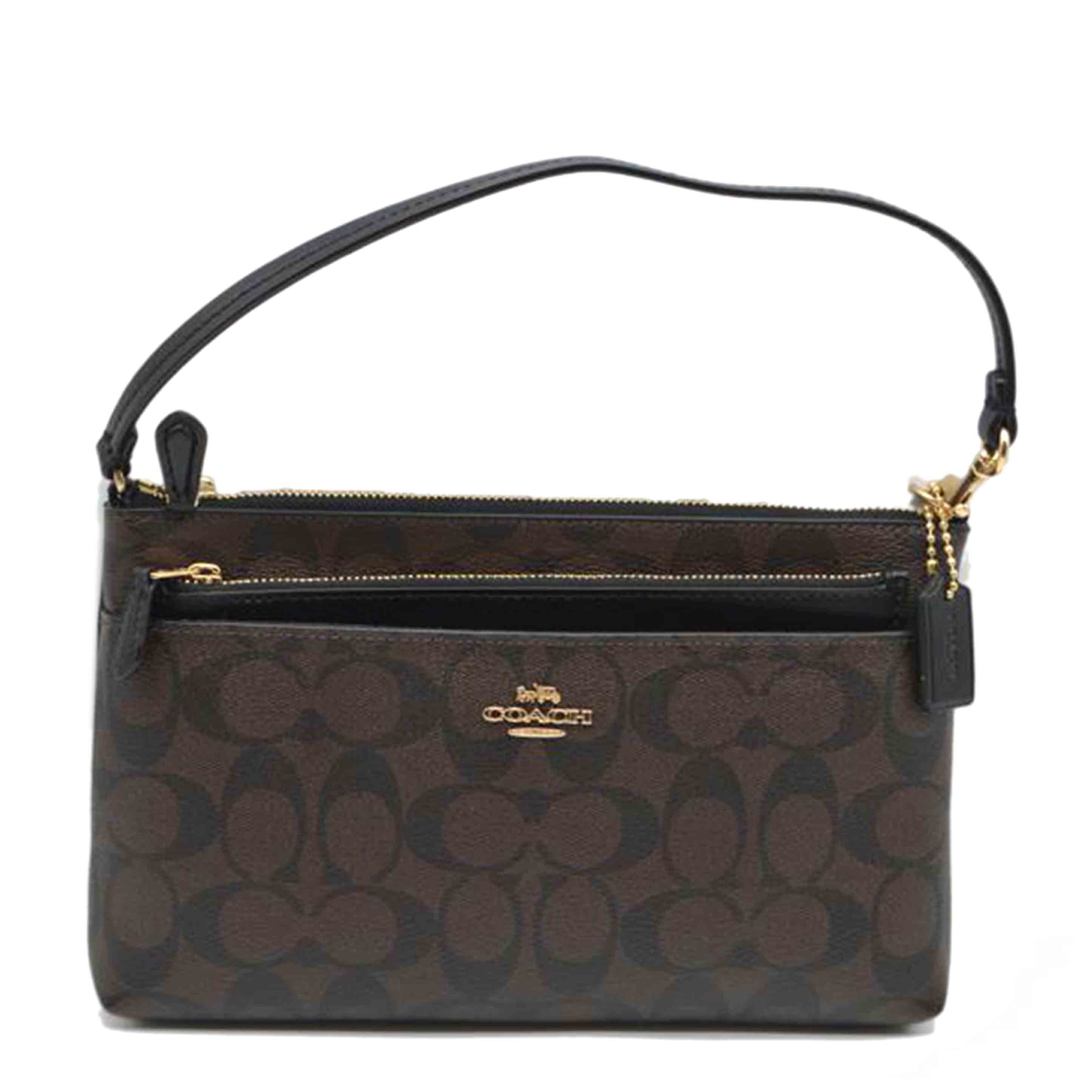 COACH コーチ/ラグジュアリーシグネチャートップハンドポーチ/F65806//F18**/SAランク/89