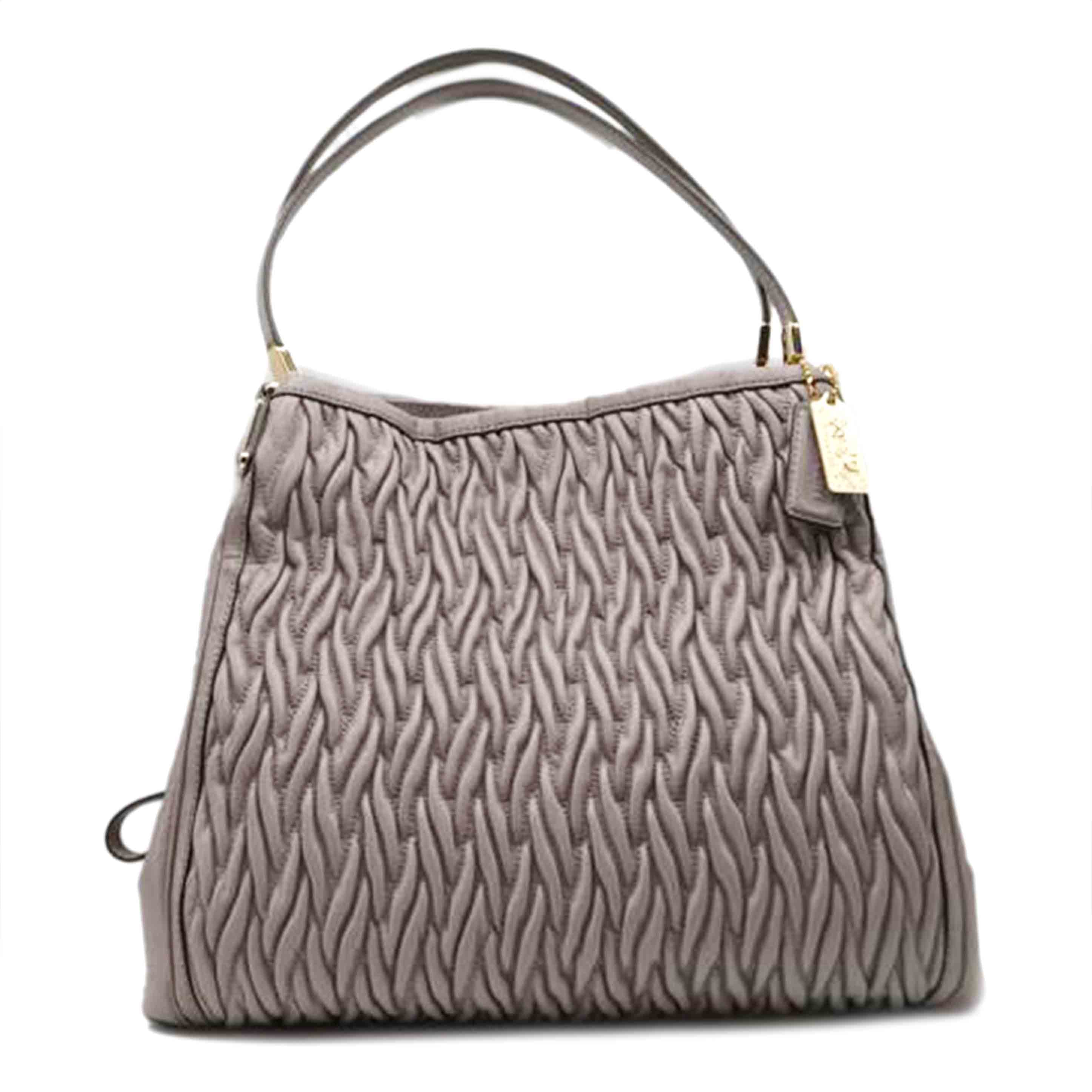 COACH コーチ/マディソンギャザードツイストレザートート/26258//J13**/Aランク/89