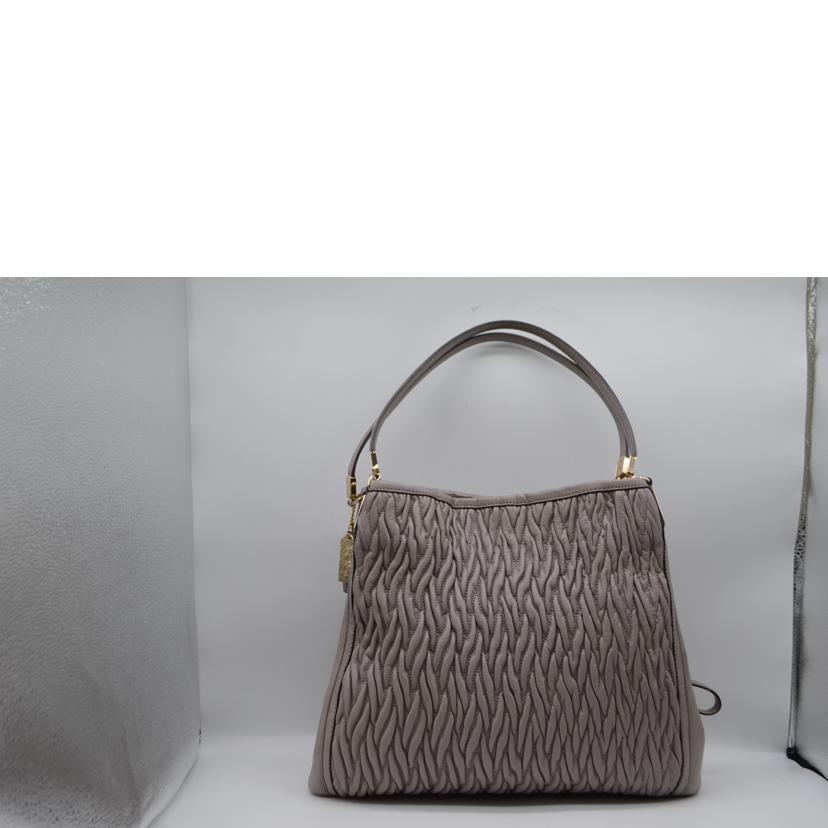 COACH コーチ/マディソンギャザードツイストレザートート/26258//J13**/Aランク/89