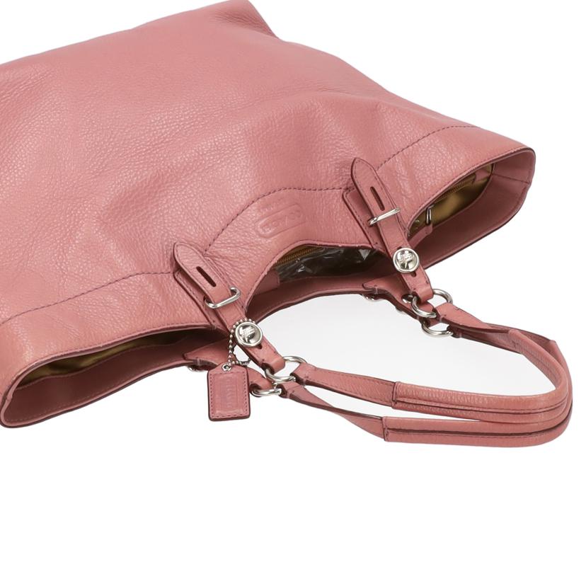 COACH COACH/カーリーロゴエンボスドレザートート/F16174//L1068/Bランク/75