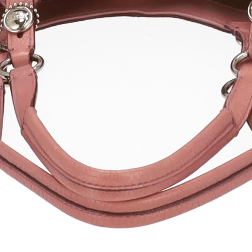 COACH COACH/カーリーロゴエンボスドレザートート/F16174//L1068/Bランク/75