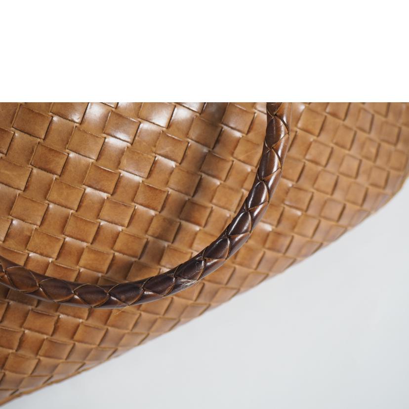 BOTTEGAVENETTA ボッテガヴェネタ/ハンドB/サッチェル イントレチャート/茶/148323//Bランク/79