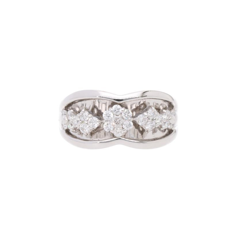 / K18WGダイヤリング0.55ct//Aランク/75