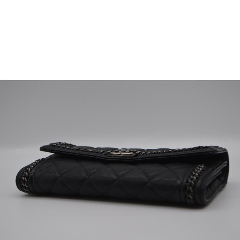 CHANEL シャネル/ボーイシャネルチェーンアラウンドレザー長財布/A83220//226*****/ABランク/89