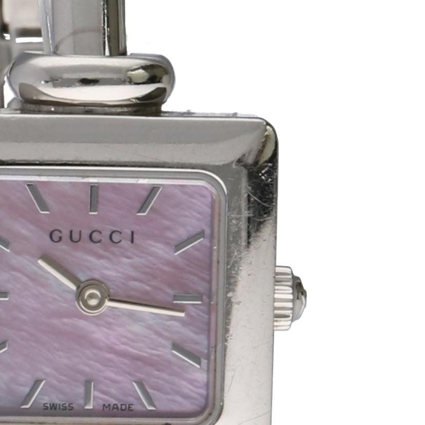 GUCCI グッチ/バングルウォッチ・ピンクシェル/クオーツ/1900L//135*****/ABランク/75