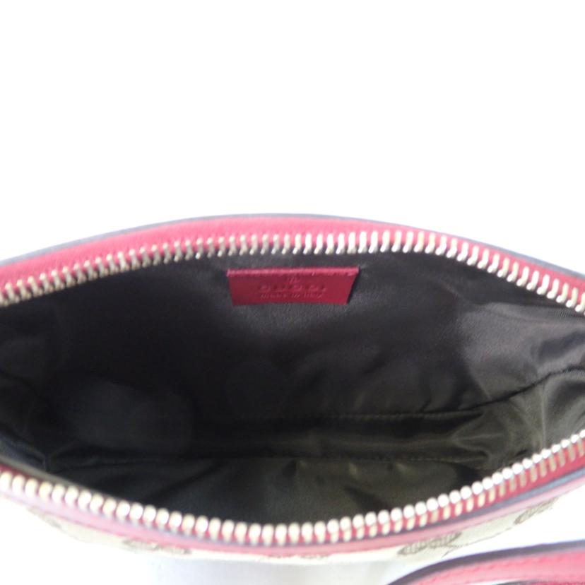 GUCCI グッチ/GGキャンバスミニショルダーバッグ/赤/256899//525***/Aランク/84