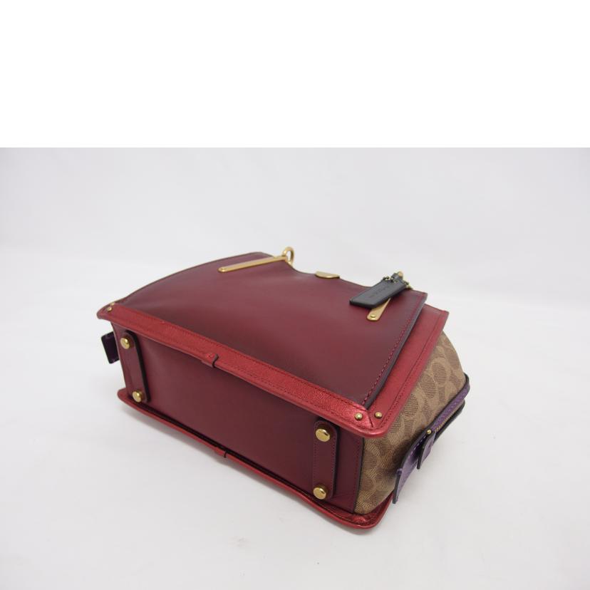 COACH コーチ/ドリマーウィズシグネチャー/2WAYバッグ/ボルドーベージュ/79441//H19**/ABランク/04