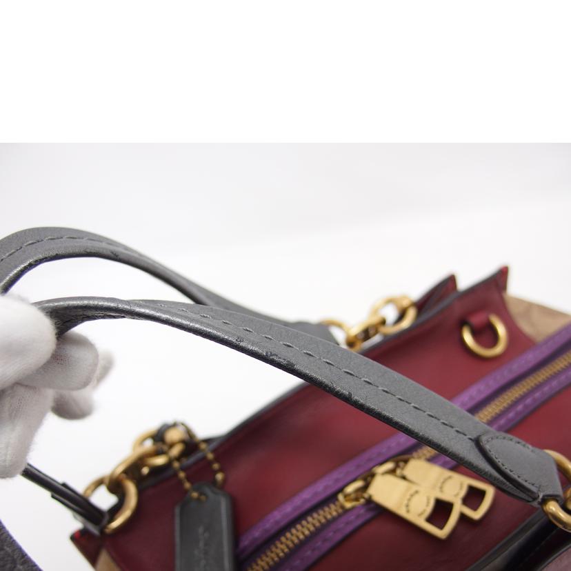 COACH コーチ/ドリマーウィズシグネチャー/2WAYバッグ/ボルドーベージュ/79441//H19**/ABランク/04