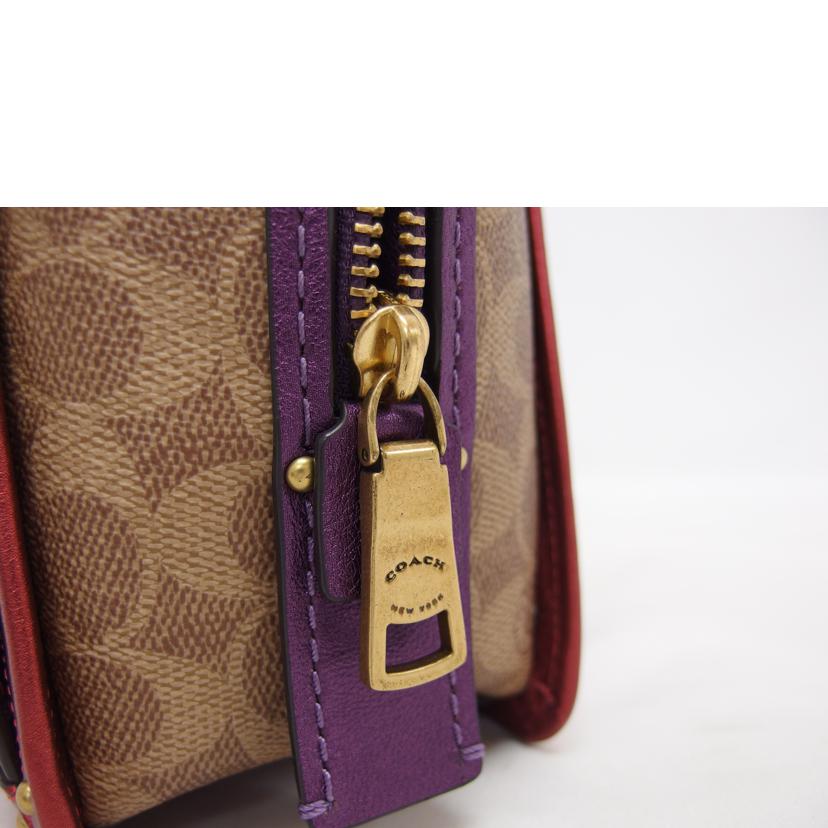 COACH コーチ/ドリマーウィズシグネチャー/2WAYバッグ/ボルドーベージュ/79441//H19**/ABランク/04