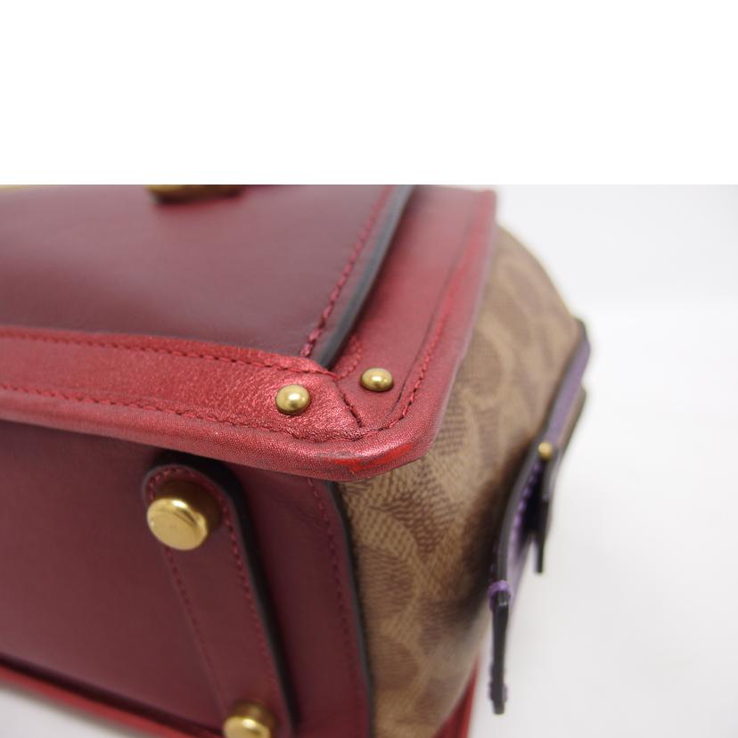 COACH コーチ/ドリマーウィズシグネチャー/2WAYバッグ/ボルドーベージュ/79441//H19**/ABランク/04