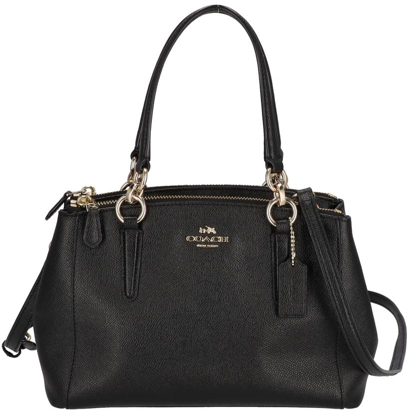 COACH コーチ/ミニクリスティグレイン2wayショルダー/ブラック/F57523//A1780/ABランク/75
