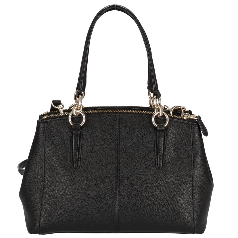 COACH コーチ/ミニクリスティグレイン2wayショルダー/ブラック/F57523//A1780/ABランク/75