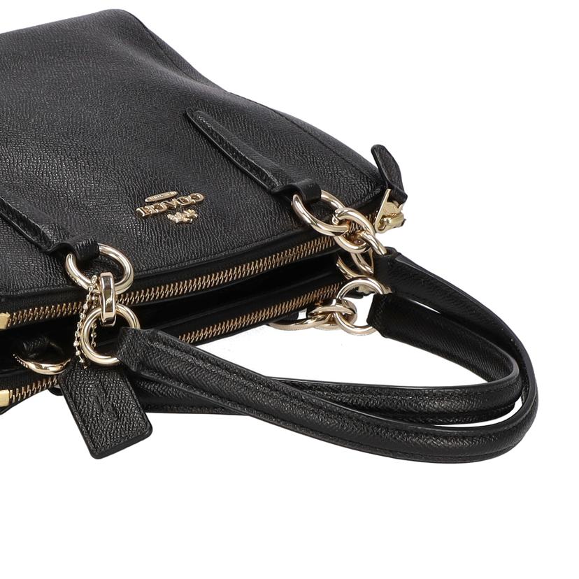 COACH コーチ/ミニクリスティグレイン2wayショルダー/ブラック/F57523//A1780/ABランク/75
