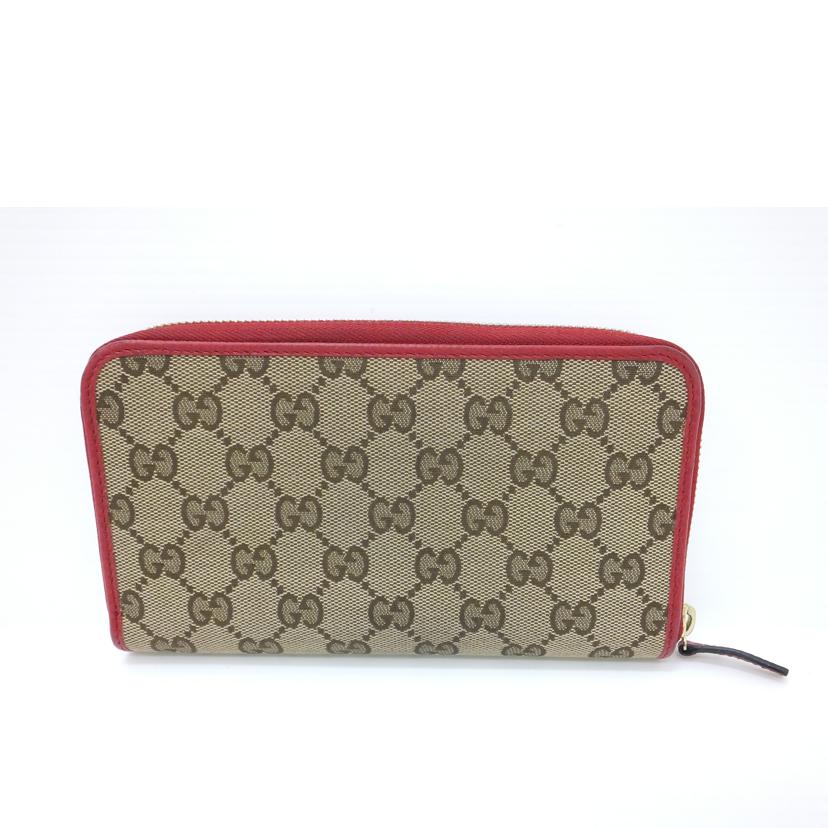 GUCCI グッチ/GGキャンバスラウンドファスナー長財布/363423//206*/Bランク/88