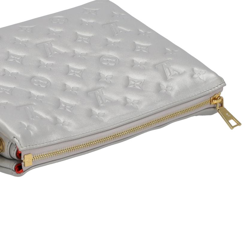 LOUIS VUITTON ルイ・ヴィトン/クッサンPM/ラムレザー/シルバー/M21769//RFI*/SAランク/09