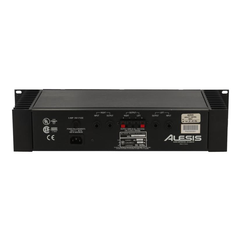 ALESIS アレシス/パワーアンプ/RA-100//PA2350261/Bランク/69