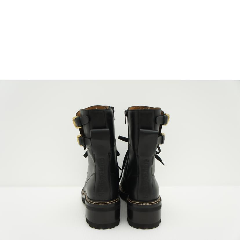 SeeByCholoe/SeeByCholoe レザーレースアップブーツ 25cm/SB33080A//Aランク/75