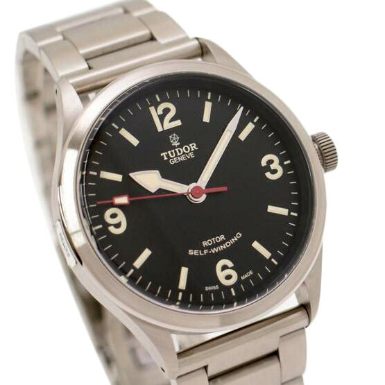 TUDOR チュードル チューダー 腕時計 オーバーホール済 新品仕上済 ステンレス メンズ 黒文字盤/ヘリテージ・レンジャー/自動巻き/79910//I323542/SAランク/69