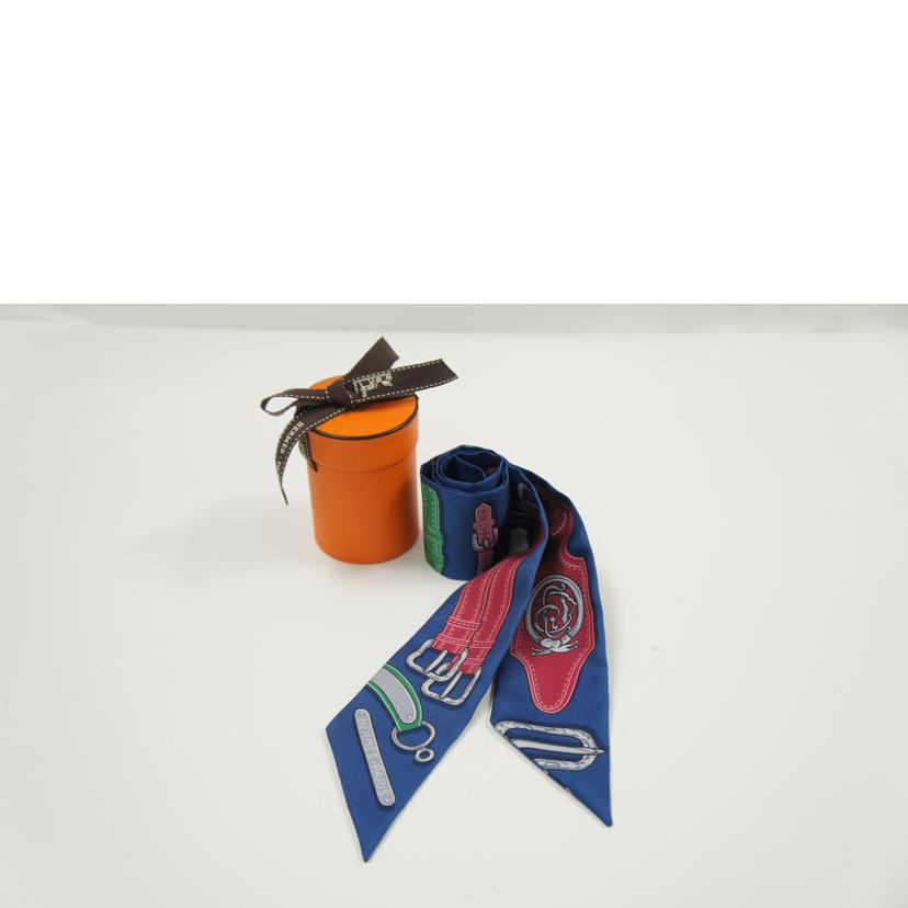 HERMES エルメス/ツィリーリボンスカーフ/ベルトモチーフ//Aランク/75