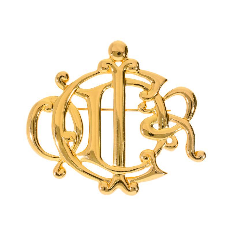 Christian Dior クリスチャンデイオール/ロゴブローチ//ABランク/94