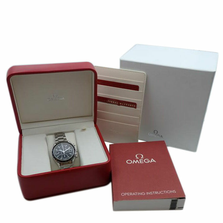 OMEGA オメガ/スピードマスターデイト/黒文字盤/3210.50//85965453/ABランク/93