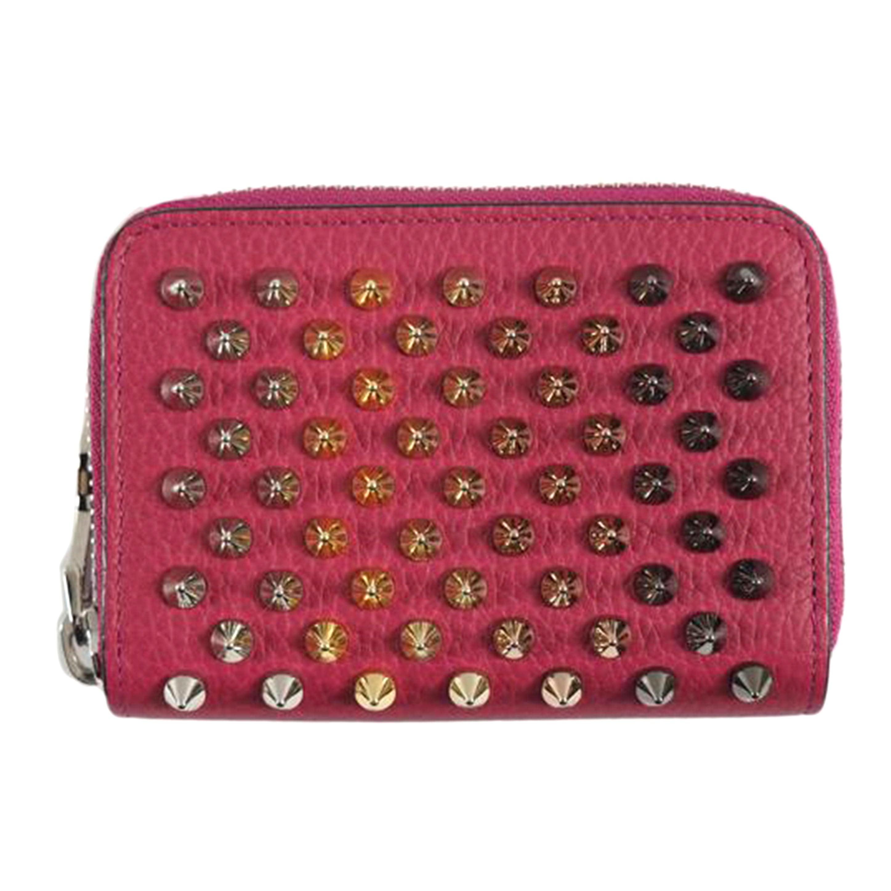 C.Louboutin ルブタン/ラウンドジップコインケース//Aランク/79