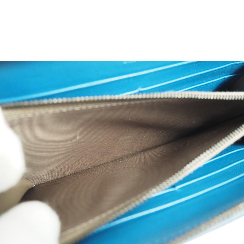 BOTTEGA VENETA ボッテガベネタ/イントレチャート/ラウンドジップ長財布//B05931924K/Bランク/79