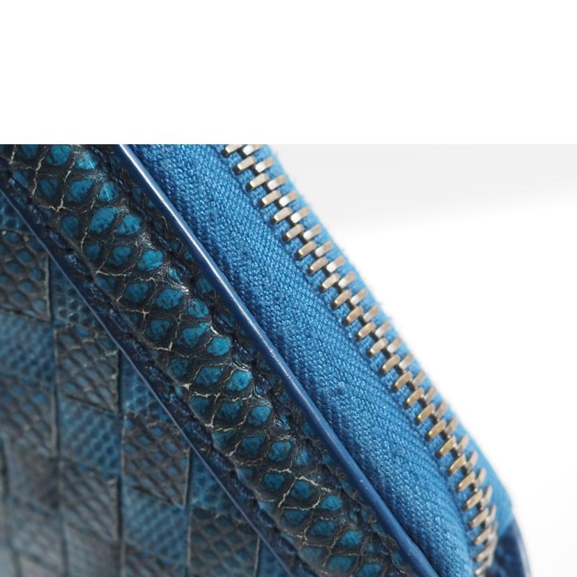 BOTTEGA VENETA ボッテガベネタ/イントレチャート/ラウンドジップ長財布//B05931924K/Bランク/79
