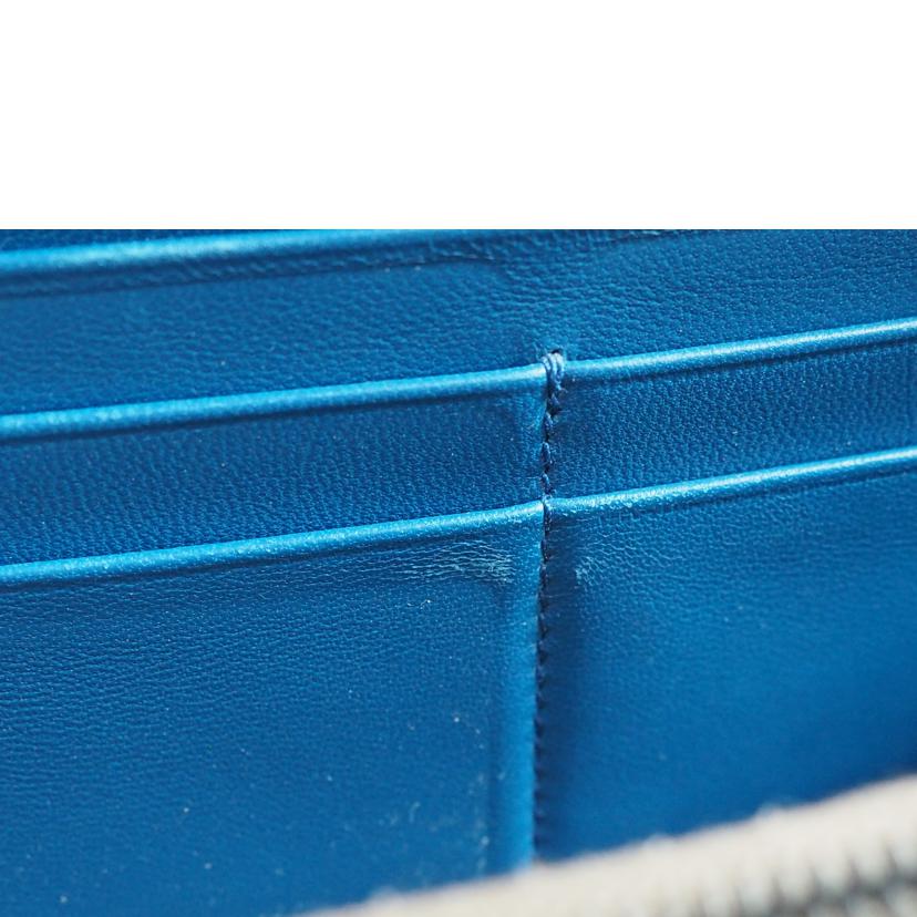 BOTTEGA VENETA ボッテガベネタ/イントレチャート/ラウンドジップ長財布//B05931924K/Bランク/79