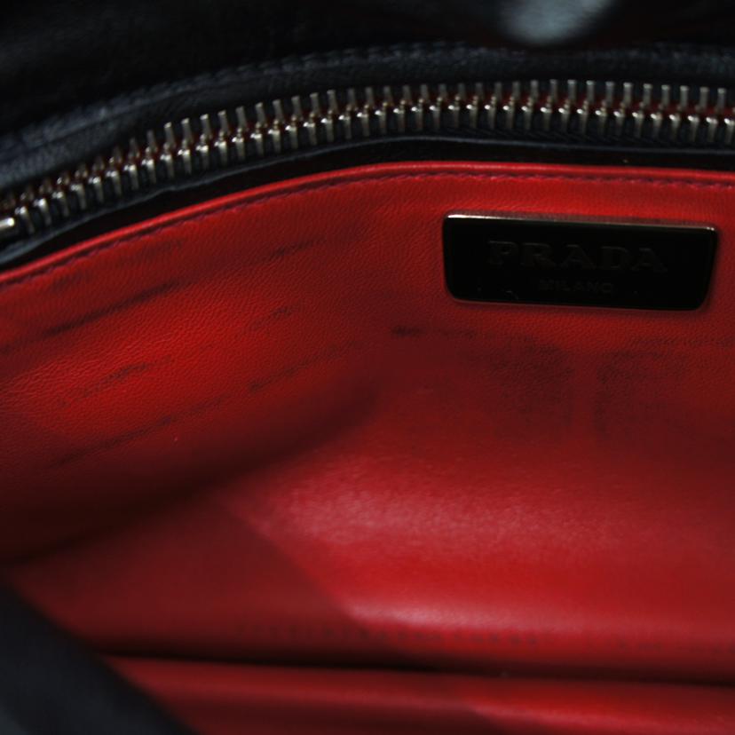 PRADA プラダ PRADA レザーワンショルダー ブラック レディース/レザーワンショルダー/ブラック//ABランク/37