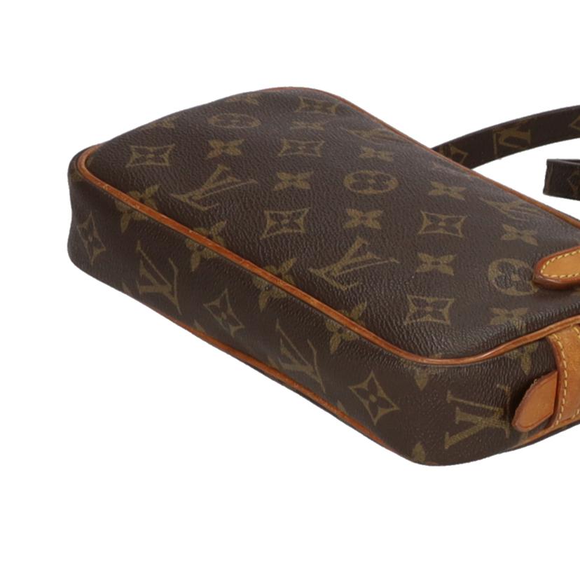 LOUIS VUITTON ルイヴィトン ルイ・ヴィトン ビトン ショルダーバッグ ハンドバッグ トートバッグ ブラウン メンズ レディース 定番 人気 LV 斜め掛け 肩がけ/ポシェット・マルリー・バンドリエール/モノグラム/M51828//871**/Bランク/06