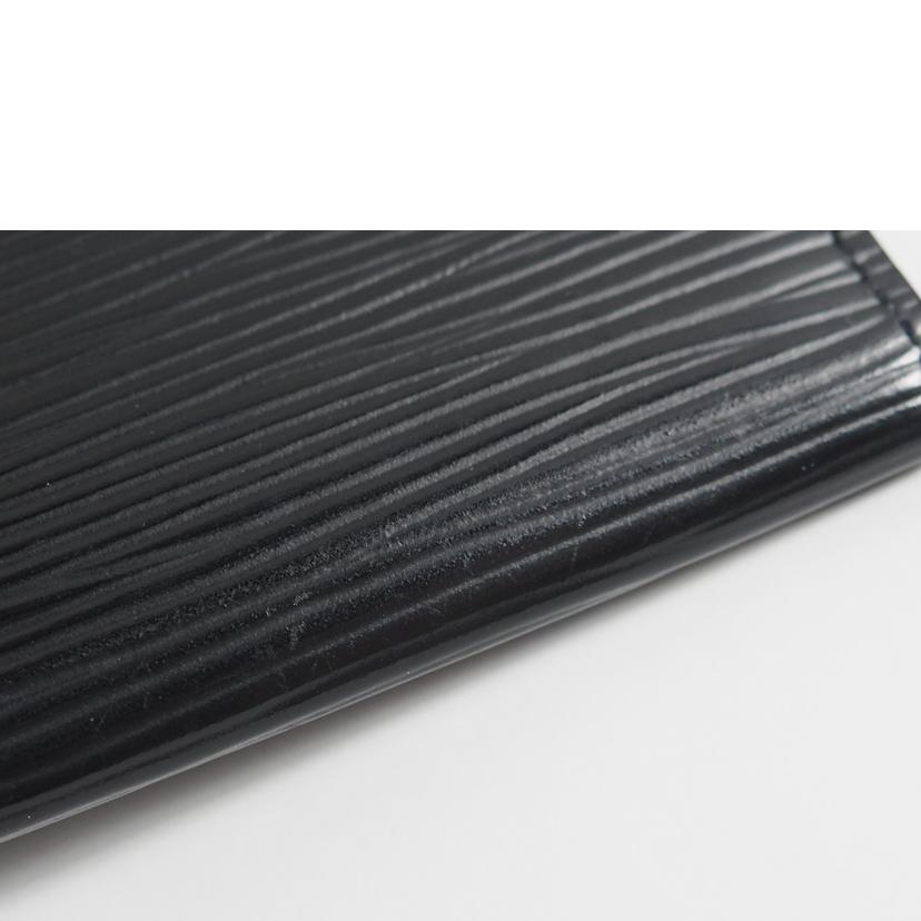 LOUIS VUITTON ルイヴィトン/アンヴェロップ・カルト ドゥ ヴィジット/エピ/ノワール/M60652//CA0056/BCランク/79