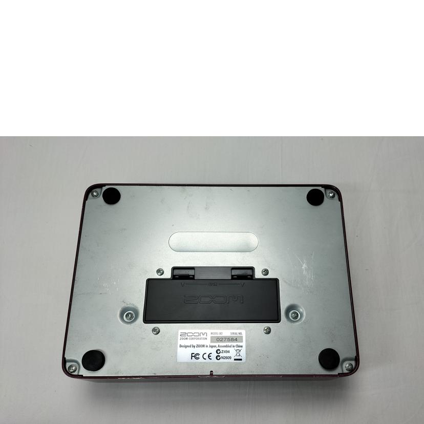 ZOOM ズーム/ベース用マルチエフェクター/B3//027584/Bランク/52