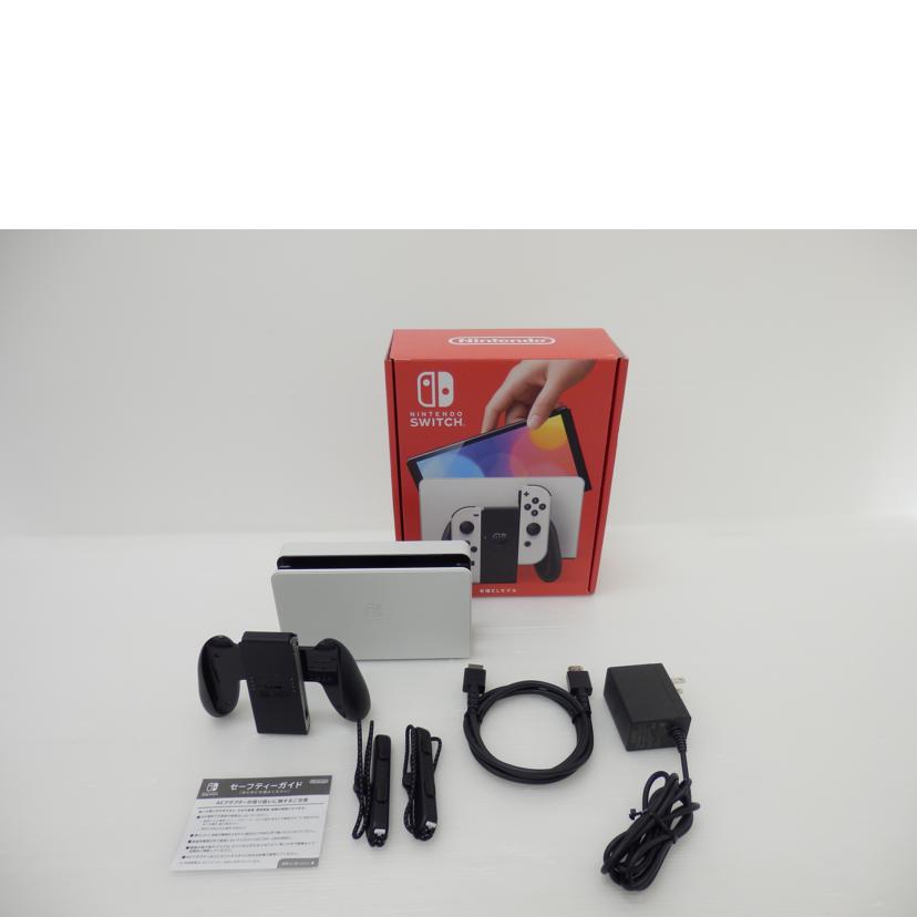 任天堂 任天堂/有機ELスイッチ本体ホワイト/HEG-S-KAAAA//XTJ10162456690/ABランク/88