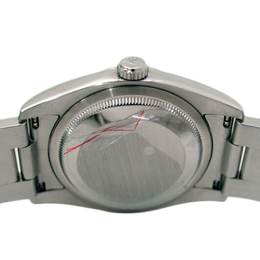 ROLEX ロレックス 腕時計 新品仕上済 2009年頃製造 ルーレット オイスターブレスレット 黒文字盤 /デイトジャスト・SS×WG/ブラックローマン/V番/116234//V613734(2009)/SAランク/69