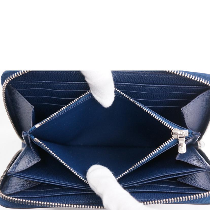 LV ルイヴィトン/ジッピーウォレット/アンディゴブルー/M61873//IC/Aランク/67